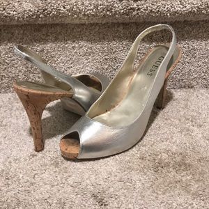 Guess sling back heels